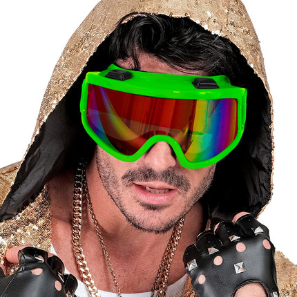 Widmann SRL Skibril neon groen