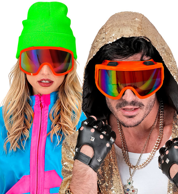 Widmann SRL Skibril neon oranje