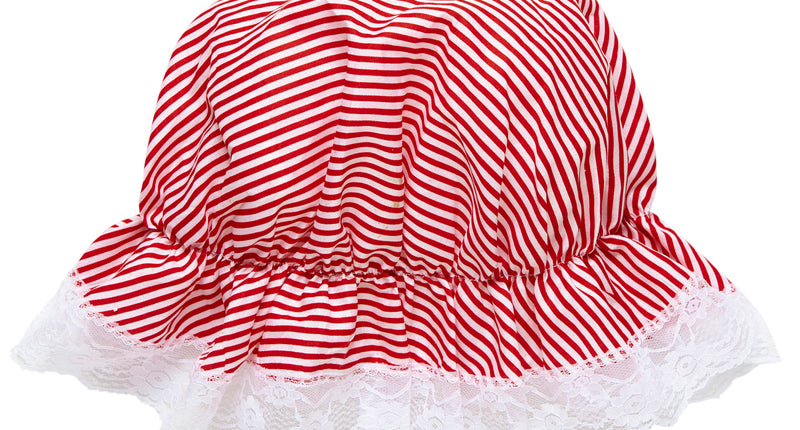 Widmann SRL Slaapmuts rood wit gestreept