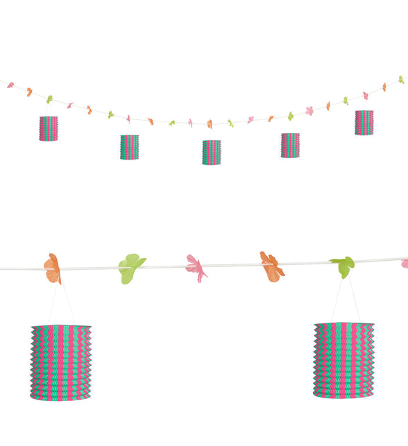 Widmann SRL Slinger hawaii met lantaarntjes