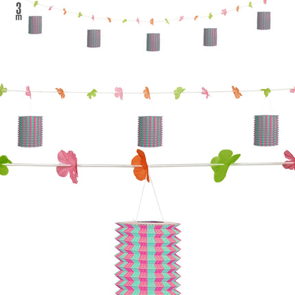 Widmann SRL Slinger hawaii met lantaarntjes