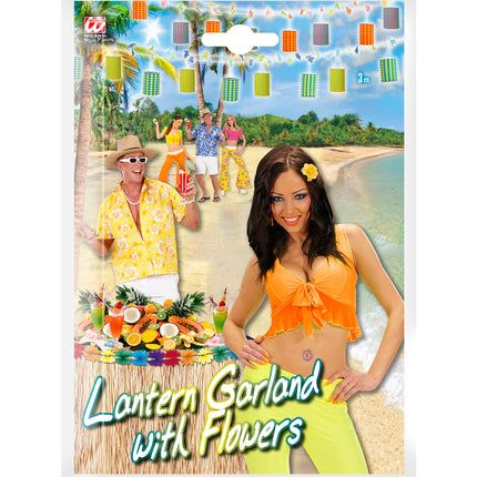 Widmann SRL Slinger hawaii met lantaarntjes