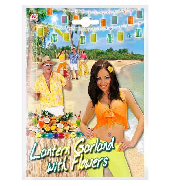 Widmann SRL Slinger hawaii met lantaarntjes