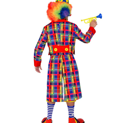 Widmann SRL Slipjas clown geruit multi heren