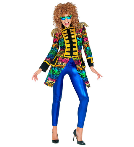 Widmann SRL Slipjas disco zebra jaren 80 dames