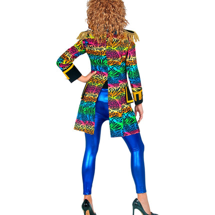 Widmann SRL Slipjas disco zebra jaren 80 dames