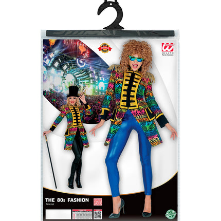 Widmann SRL Slipjas disco zebra jaren 80 dames