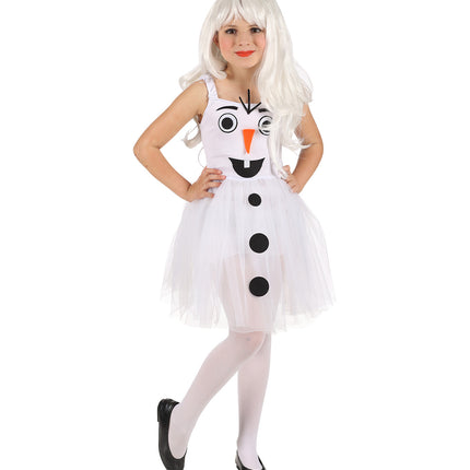 Widmann SRL Sneeuwpop kostuum meisje