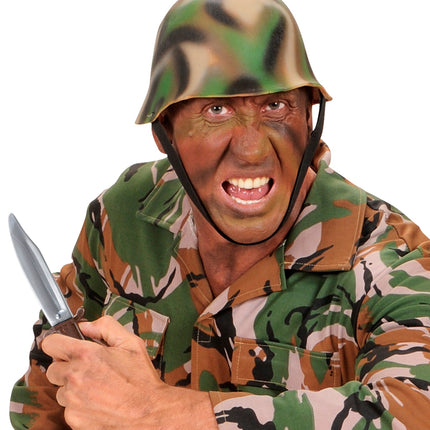 Widmann SRL Soldaten dolk in camouflage schede