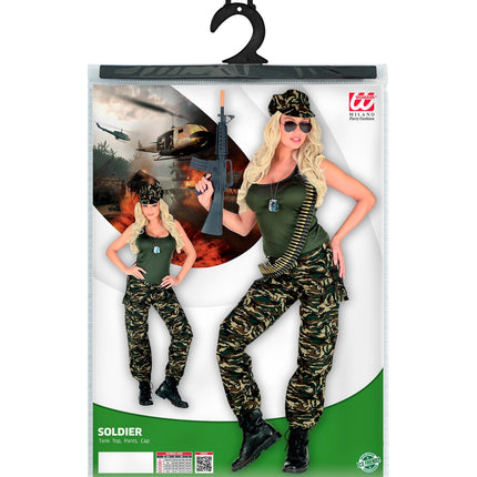 Widmann SRL Soldaten kostuum dames