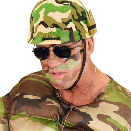 Widmann SRL Soldatenhelm met kogels