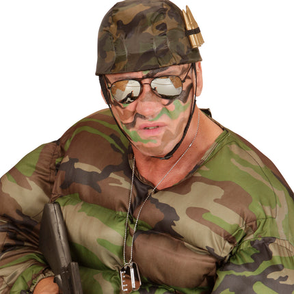 Widmann SRL Soldatenhelm met kogels