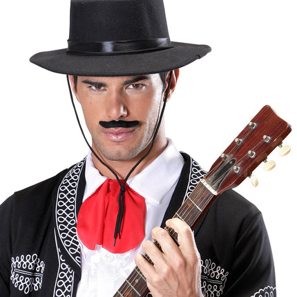 Widmann SRL Spaanse Gaucho hoed zwart