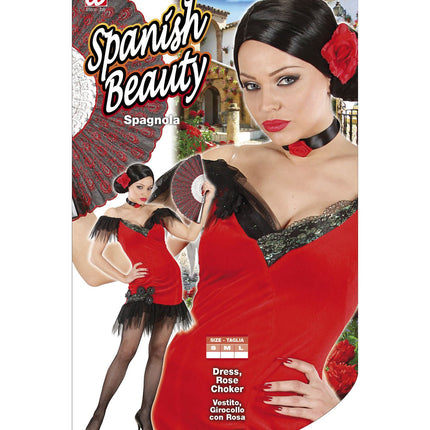 Widmann SRL Spaanse señorita jurk Alvera