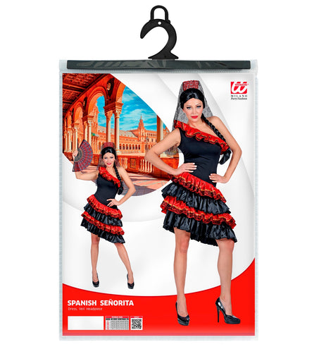 Widmann SRL Spaanse Senorita jurk dames