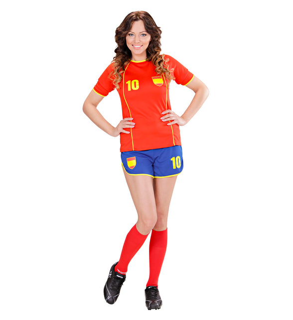 Widmann SRL Spanje voetbal kostuum dames