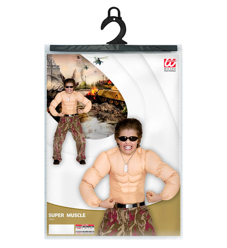 Widmann SRL Spierballen shirt dikmaak spierbundel kind