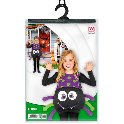 Widmann SRL Spinnen jumpsuit kinderen
