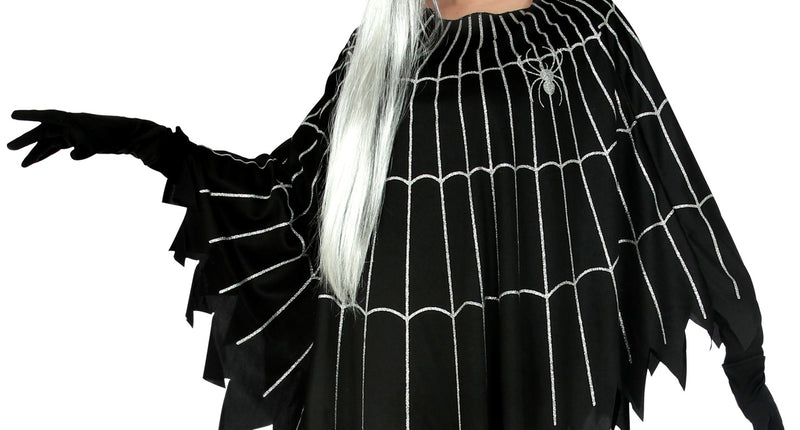 Widmann SRL Spinnenweb poncho volwassenen
