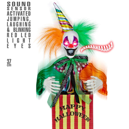 Widmann SRL Springende clown uit doos