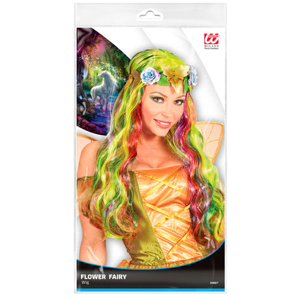 Widmann SRL Sprookjes bloemenpruik