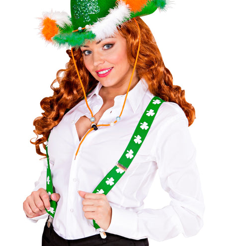 Widmann SRL St. Patrick's day bretels klavertje