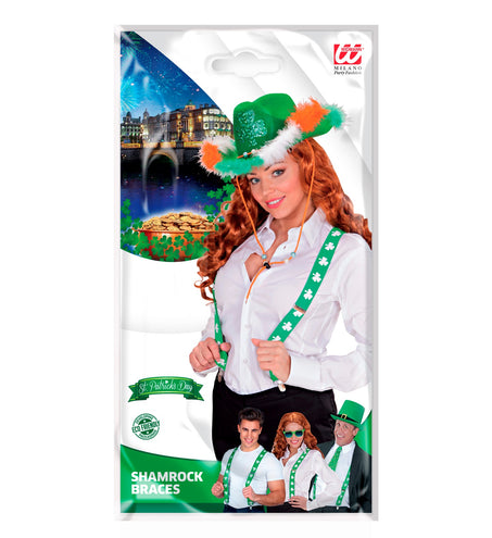 Widmann SRL St. Patrick's day bretels klavertje