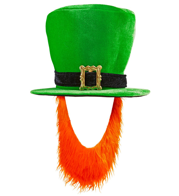 Widmann SRL St. Patricks day hoge groene hoed met baard