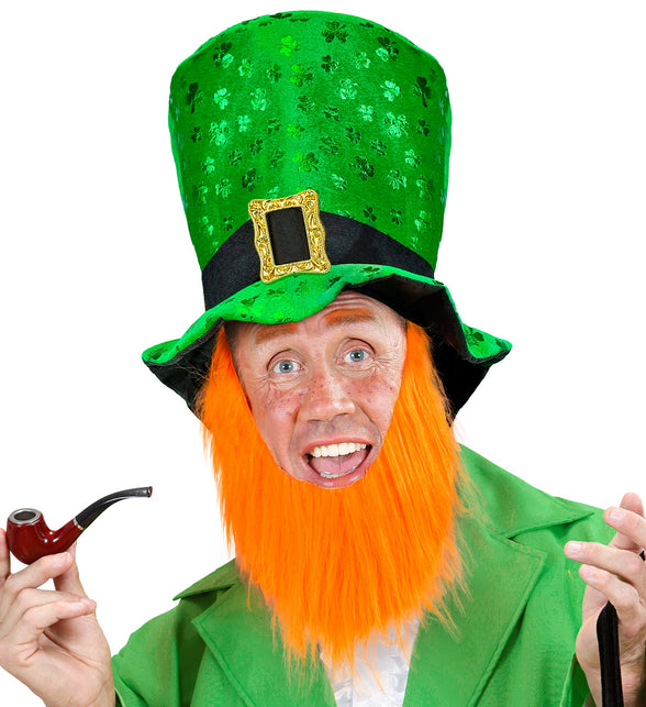 Widmann SRL St Patricks Day hoge hoed met baard