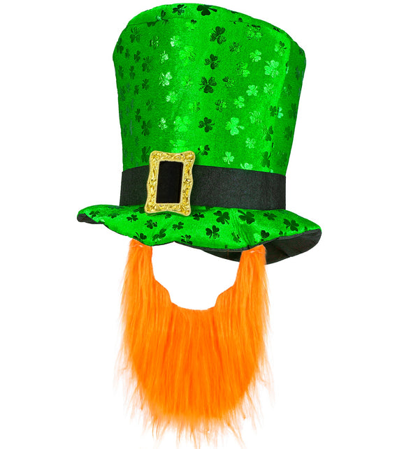 Widmann SRL St Patricks Day hoge hoed met baard