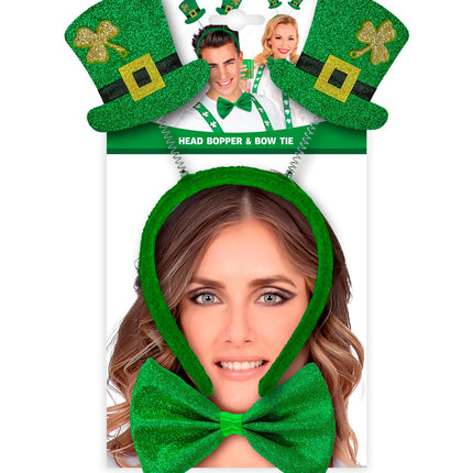 Widmann SRL St. Patricksday verkleedset - diadeem met strikje