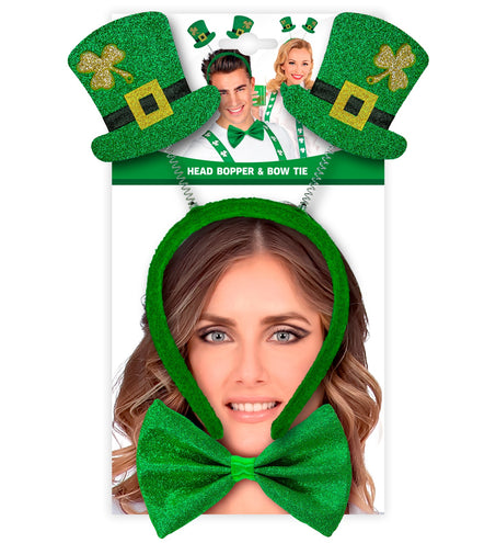Widmann SRL St. Patricksday verkleedset - diadeem met strikje