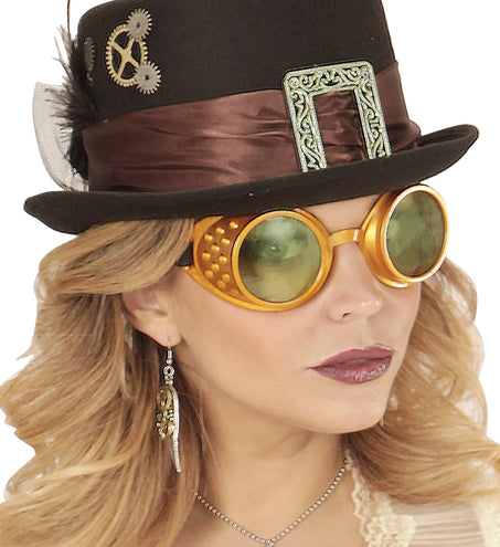 Widmann SRL Steampunk bril gouden stofbril