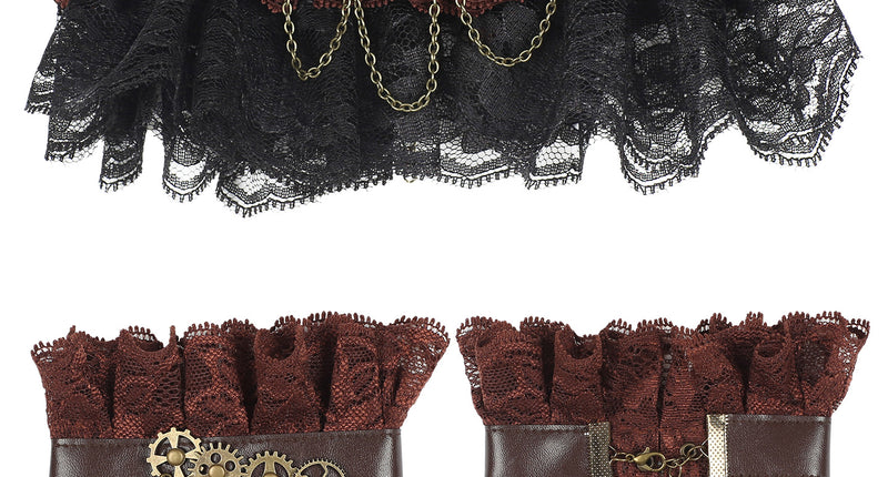 Widmann SRL Steampunk choker en manchetten