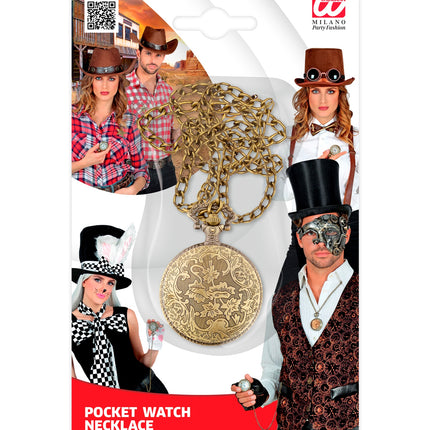 Widmann SRL Steampunk horloge aan ketting