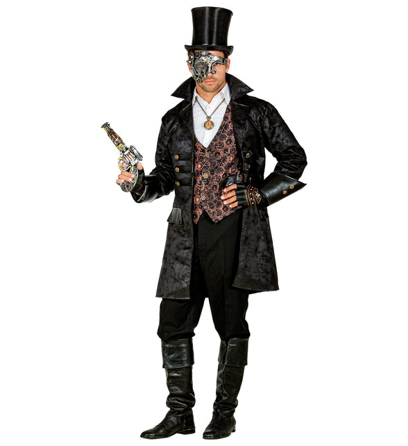 Widmann SRL Steampunk jas lederlook heren