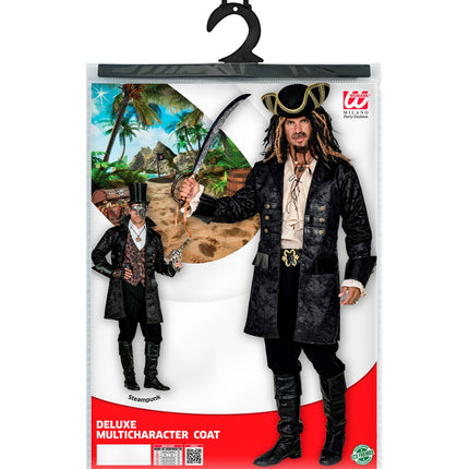 Widmann SRL Steampunk jas lederlook heren