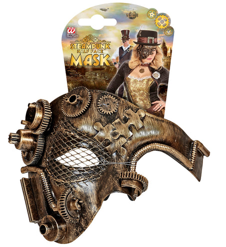 Widmann SRL Steampunk masker bruin goud