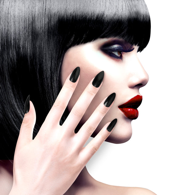 Widmann SRL Stiletto nagels zwart