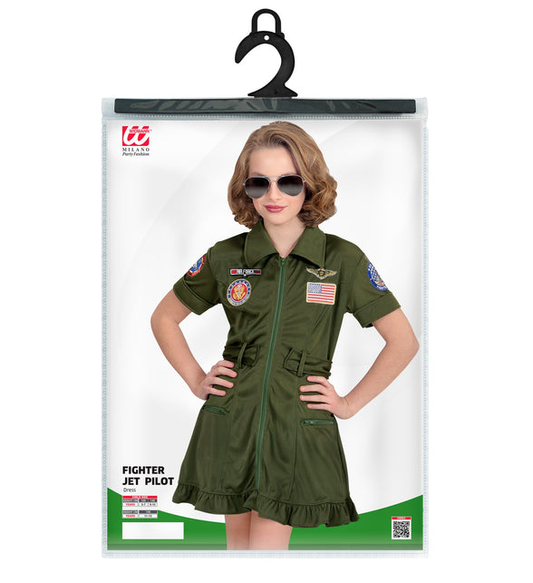 Widmann SRL Straaljager piloten pak voor meisjes