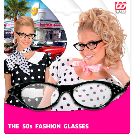 Widmann SRL Strassbril jaren 50 zwart