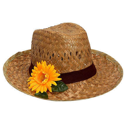 Widmann SRL Strohoed met Gerbera