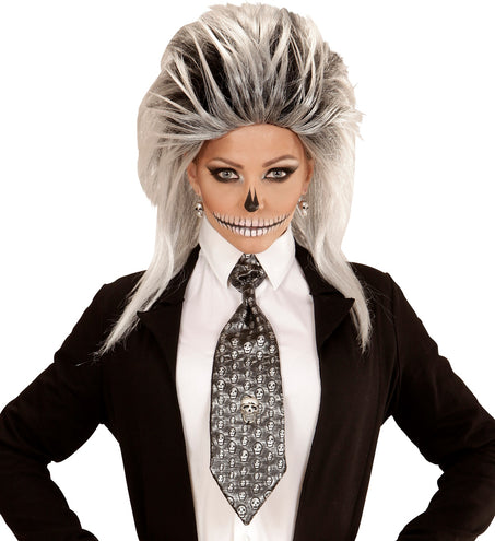 Widmann SRL Stropdas met schedeltjes