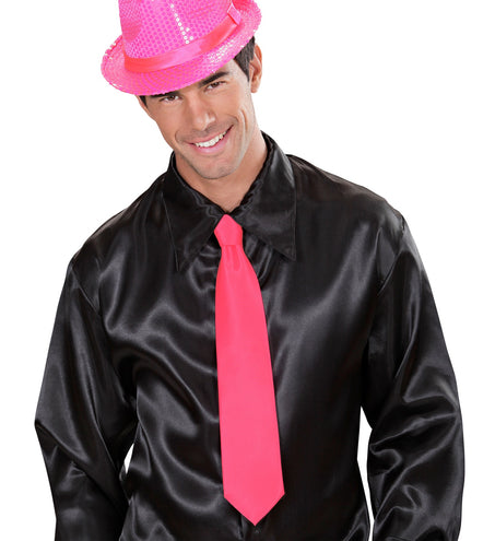 Widmann SRL Stropdas neon roze