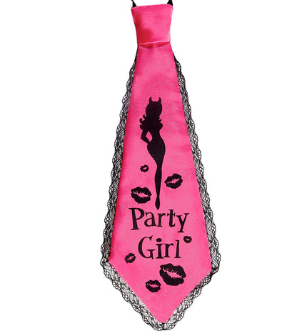 Widmann SRL Stropdas Party girl vrijgezellenfeest