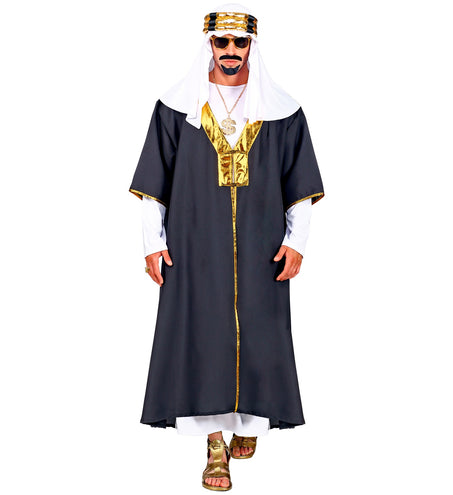 Widmann SRL Sultan kostuum zwart met wit