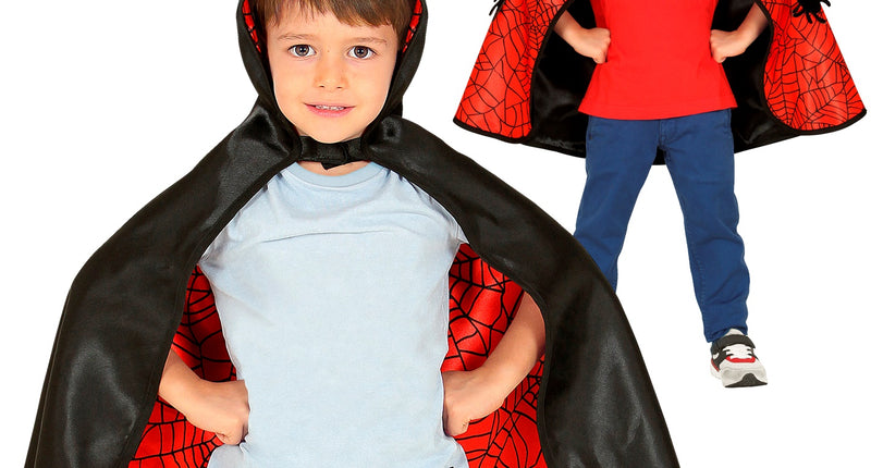 Widmann SRL Super helden cape spinnenweb