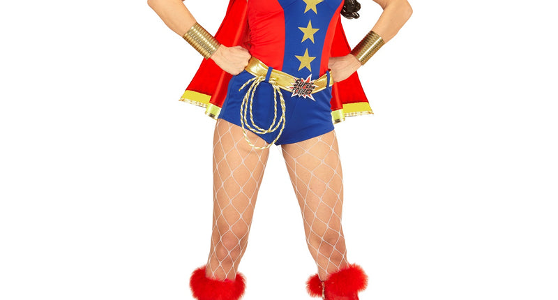 Widmann SRL Super Power Meisjes jurk met cape