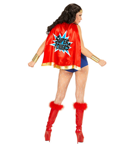 Widmann SRL Super Power Meisjes jurk met cape