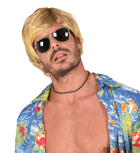 Widmann SRL Surfer pruik blond tropical danny